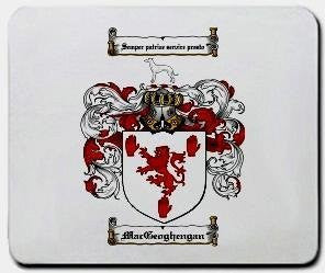 Macgeoghengan coat of arms mouse pad