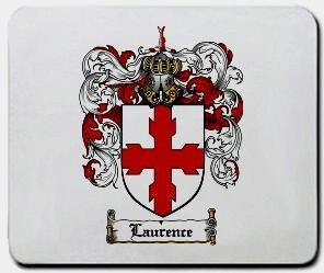 Laurence coat of arms mouse pad