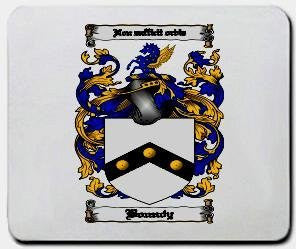 Boundy coat of arms mouse pad