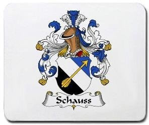 Schauss coat of arms mouse pad