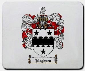 Blagburn coat of arms mouse pad