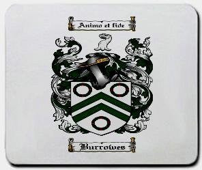 Burrowes coat of arms mouse pad