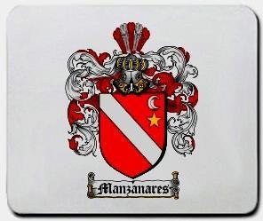 Manzanares coat of arms mouse pad
