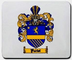 Parisi coat of arms mouse pad