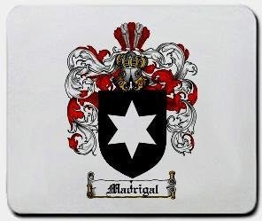 Madrigal coat of arms mouse pad