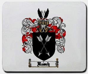 Rusch coat of arms mouse pad