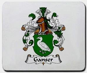 Ganser coat of arms mouse pad
