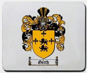 Gerth coat of arms mouse pad