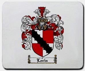 Lorin coat of arms mouse pad