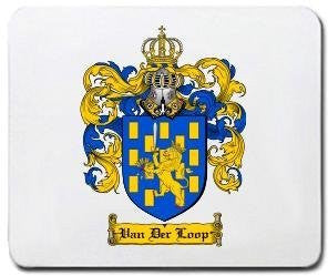 Van-der-loop coat of arms mouse pad