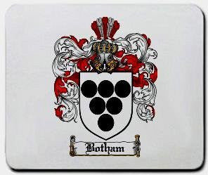 Botham coat of arms mouse pad