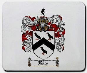 Race coat of arms mouse pad