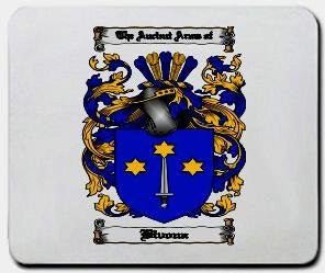 Bivona coat of arms mouse pad