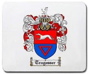 Tragesser coat of arms mouse pad