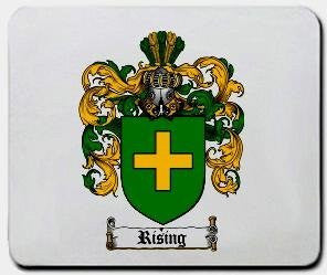 Rising coat of arms mouse pad