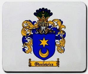 Olexiewicz coat of arms mouse pad