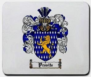 Previte coat of arms mouse pad