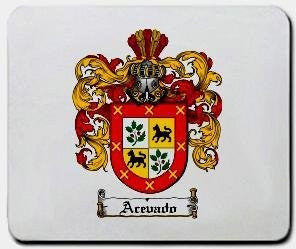 Acevado coat of arms mouse pad