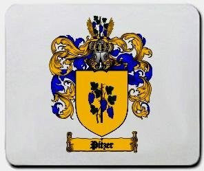 Pitzer coat of arms mouse pad