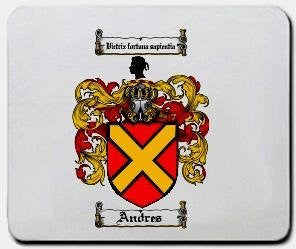 Andres coat of arms mouse pad