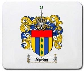 Sprigg coat of arms mouse pad