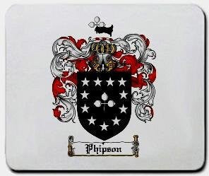 Phipson coat of arms mouse pad