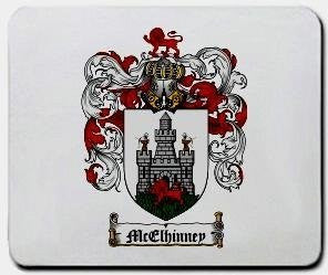 Mcelhinney coat of arms mouse pad