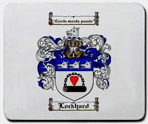 Lockhard coat of arms mouse pad