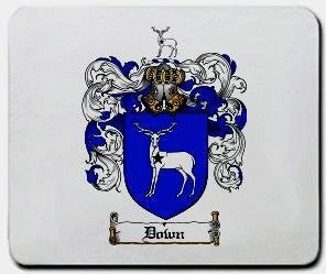 Down coat of arms mouse pad