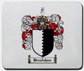 Berminham coat of arms mouse pad