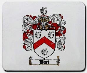 Burt coat of arms mouse pad