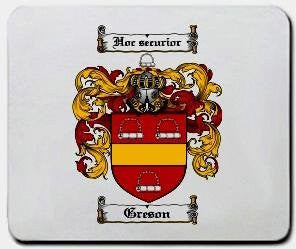 Greson coat of arms mouse pad
