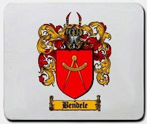 Bendele coat of arms mouse pad