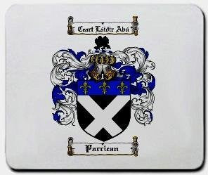 Parrican coat of arms mouse pad