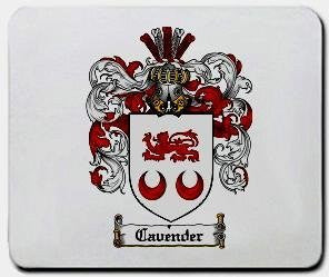 Cavender coat of arms mouse pad