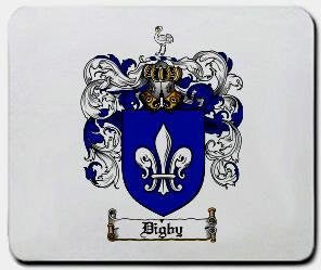 Digby coat of arms mouse pad