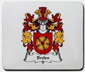 Brelen coat of arms mouse pad