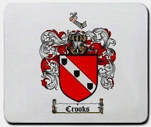 Crooks coat of arms mouse pad