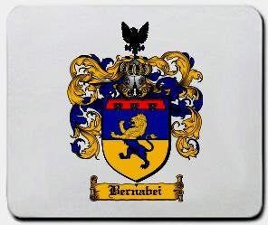 Bernabei coat of arms mouse pad