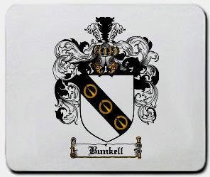 Bunkell coat of arms mouse pad