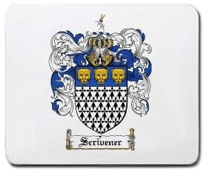 Scrivener coat of arms mouse pad