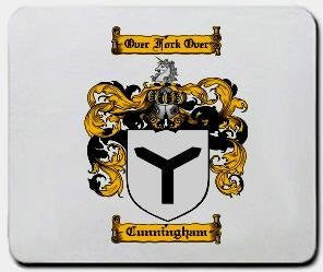 Cunningham coat of arms mouse pad