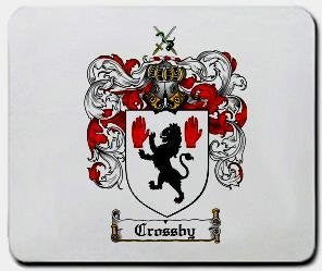 Crossby coat of arms mouse pad