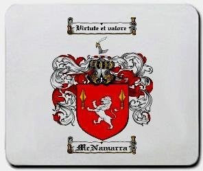 Mcnamarra coat of arms mouse pad