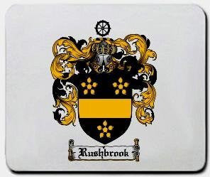 Rushbrook coat of arms mouse pad