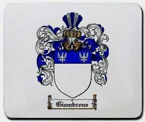 Giambrone coat of arms mouse pad