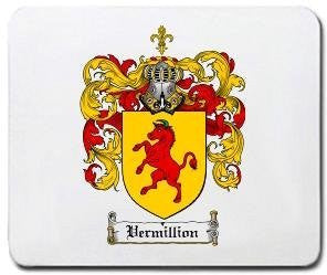 Vermillion coat of arms mouse pad