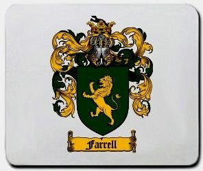 Farrell coat of arms mouse pad