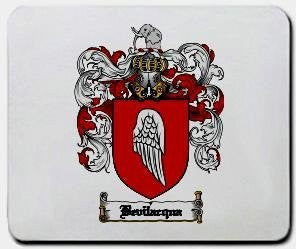 Bevilacqua coat of arms mouse pad
