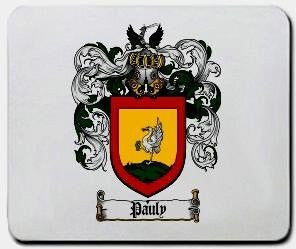 Pauly coat of arms mouse pad